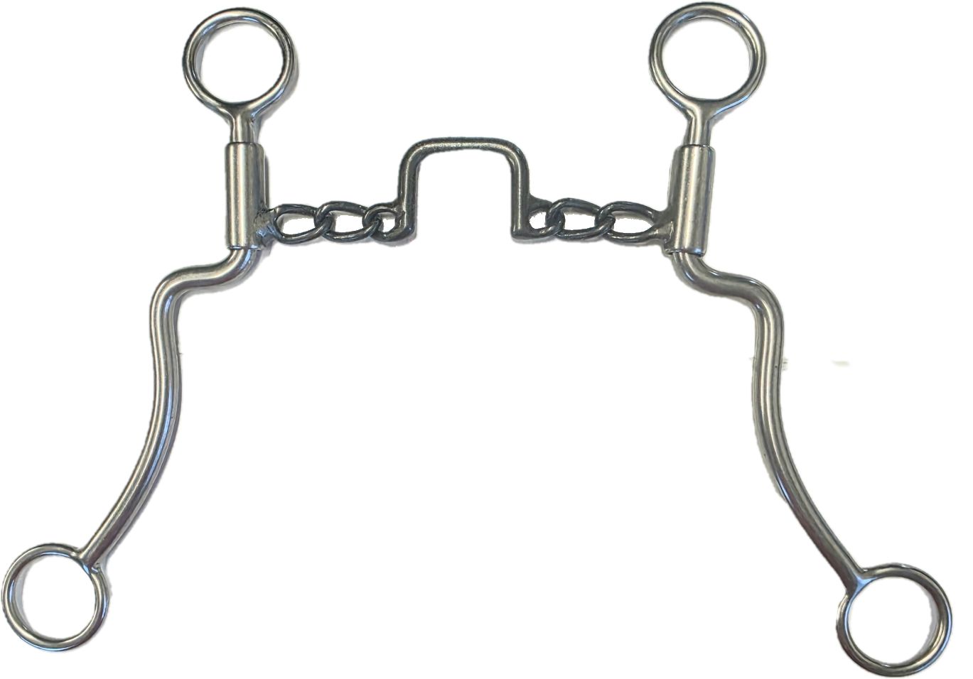 Chain Mouthpiece with 1-1/8" Square Port Seven Shank Bit