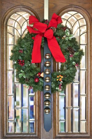 Sleigh Bells made with Solid Brass Engraved Bells