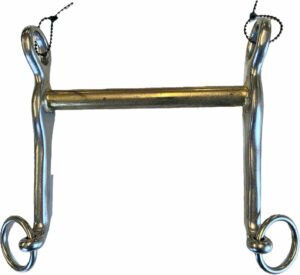 7/16" Brass Bar Bowman Curb Bit