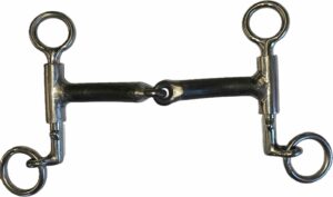 1/2" Smooth Snaffle Weymouth Bit