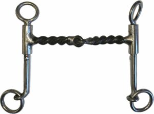 1/2" Twisted Wire Snaffle Weymouth Bit