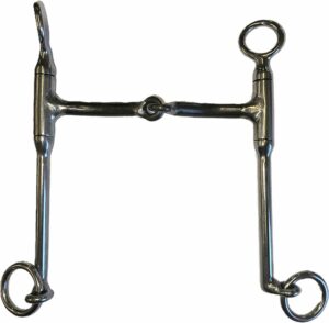 3/8" Smooth Snaffle Weymouth Bit