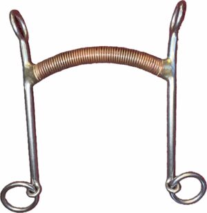 5/8" Copper Wrapped Oval Weymouth bit