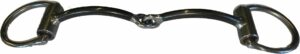 1/4" Smooth Snaffle Bradoon D-Ring Bit