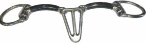 3/8" Smooth bars with Tongue Tamer Bradoon D-Ring