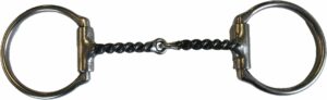 3/8" Twisted Wire Snaffle D-Ring Bit