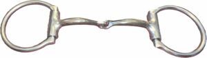 3/8" Tapered Bar Snaffle D-Ring Bit