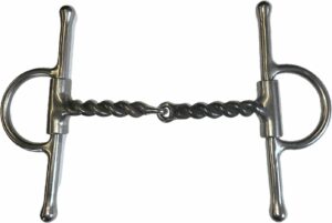 3/8" Twisted Wire Snaffle Full Cheek Bit