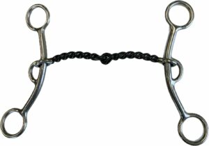 3/8" Sweet Iron Twisted Wire Snaffle Lifter Bit
