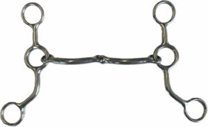 3/8" Snaffle Junior Cowhorse Gag Bit