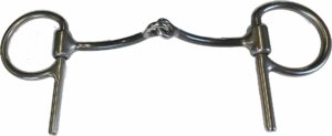 1/4" Smooth Snaffle Half Cheek Bit