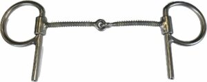 1/4" Woodscrew Snaffle Half Cheek Bit