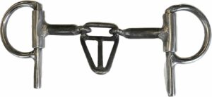 7/16" Bars with Tongue Tamer Center Half Cheek Bit