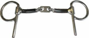 3/8" Smooth Bars with Center Plate Half Cheek Bit