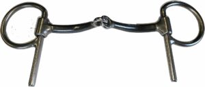 3/8" Smooth Tapered Snaffle Half Cheek Bit