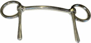 1/4" Stainless Steel Mullen Half Cheek Driving Bit 3-3/4" Mouthpiece