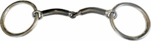 1/2" Smooth Snaffle O-Ring Bit