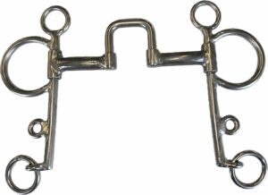 7/16" Bars with a 1-3/4" Moveable Port Pelham Bit