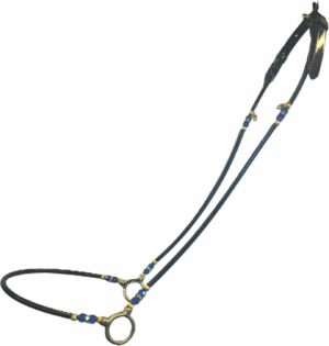 Custom Cable Show Halter Beading at Side and Above Lower Ring and at Concho