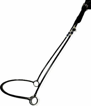 Custom Cable Show Halter With Natural Stone Lapis Lazuli  Beads,  Beaded Concho