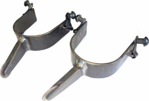 Sweet Iron Western Work Spurs - 2-1/4" Neck with Quarter Rowels